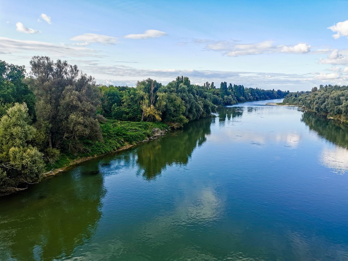 德法之间（界）--莱茵河摄