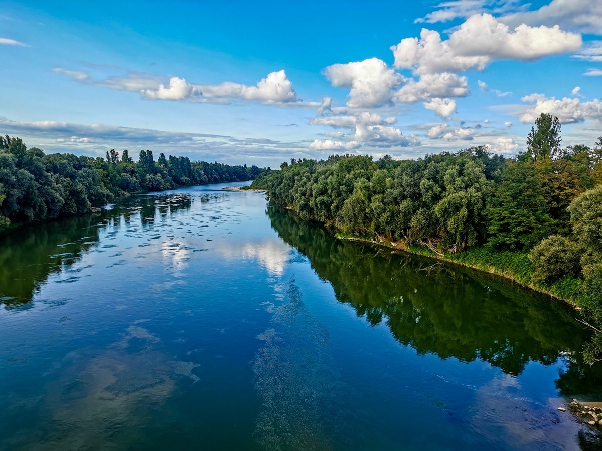德法之间（界）--莱茵河摄