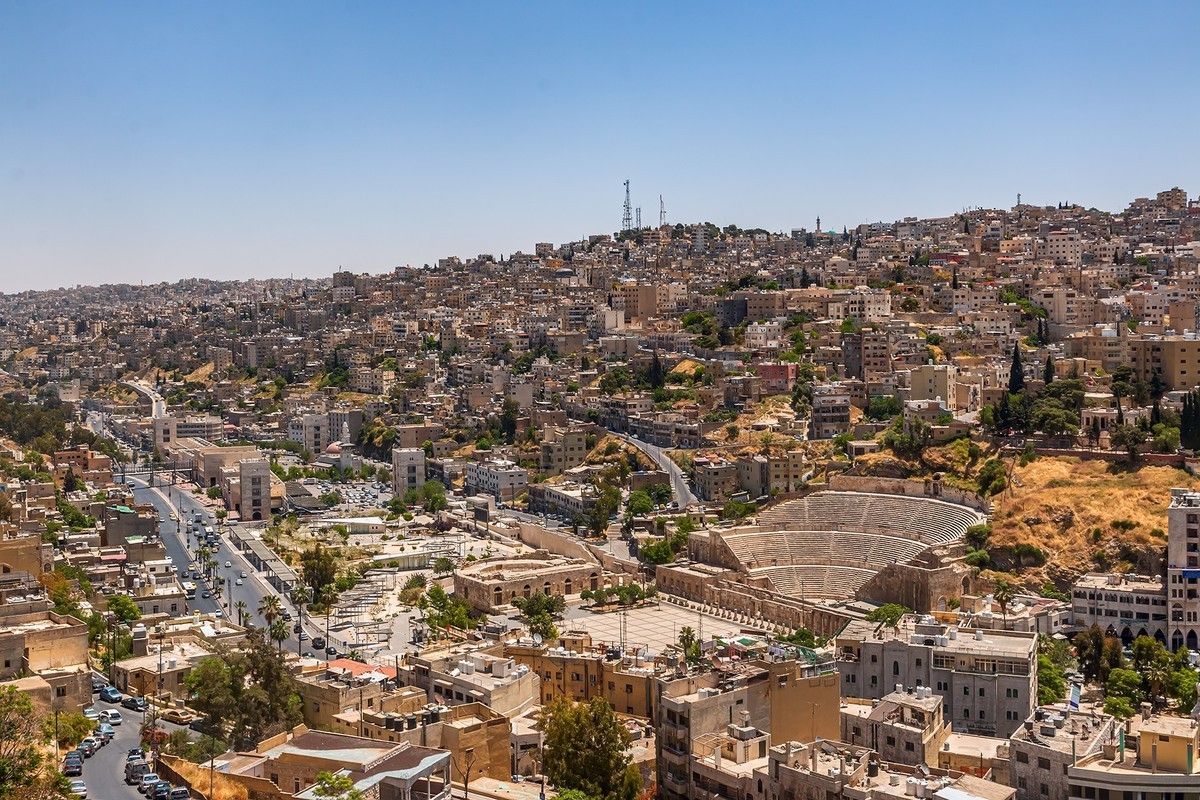 海外风情 ：约旦 · 安曼 · 城堡山