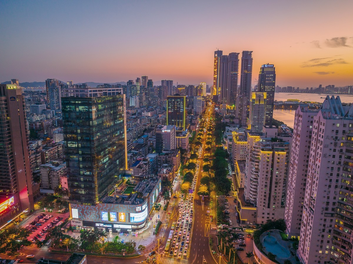 夕阳这么美，我该用什么理由分享给你？厦门