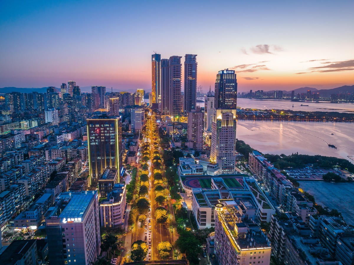 夕阳这么美，我该用什么理由分享给你？厦门