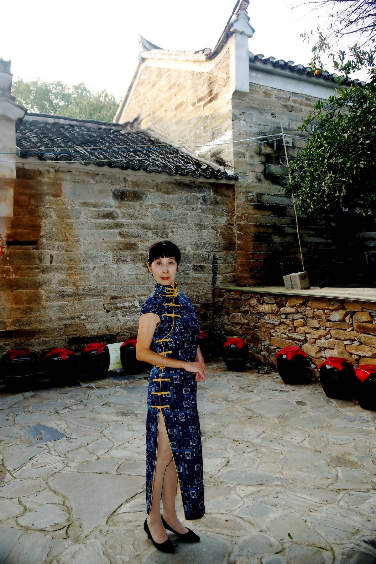 环境人像---黄陂大余湾的美女！