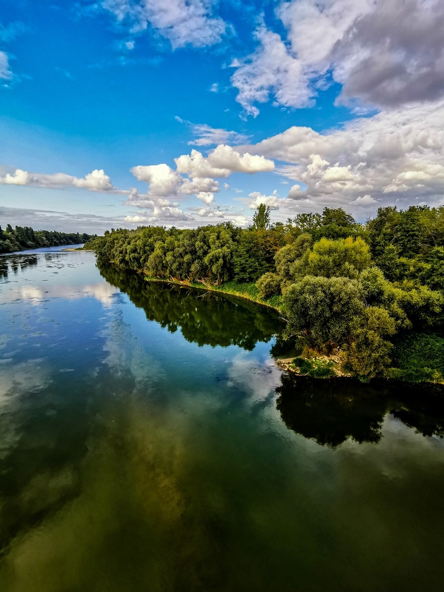 德法之间（界）--莱茵河摄