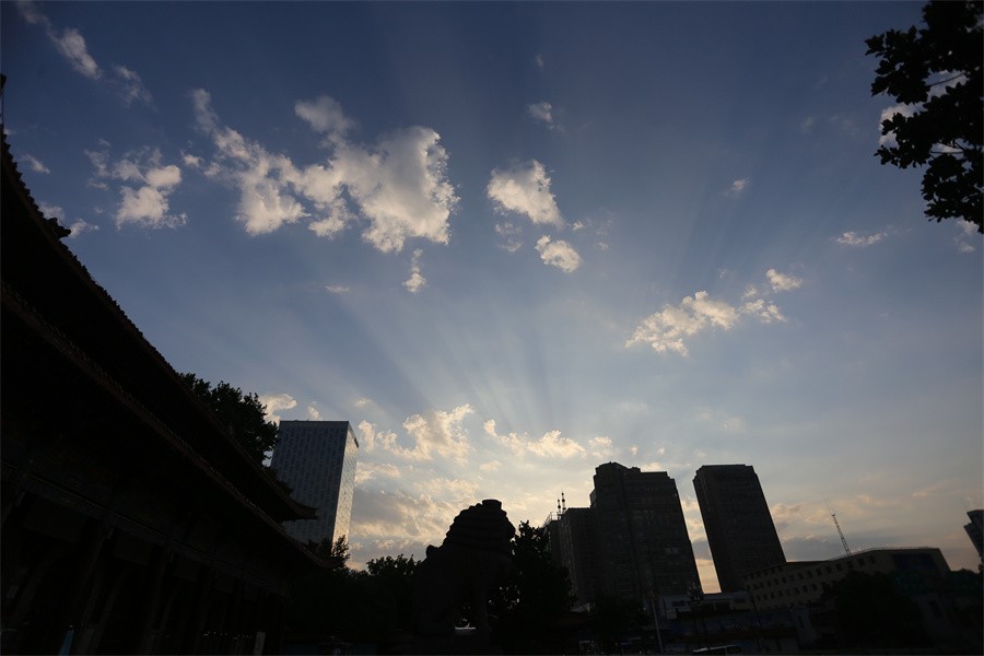 洛阳王城公园上空的云彩