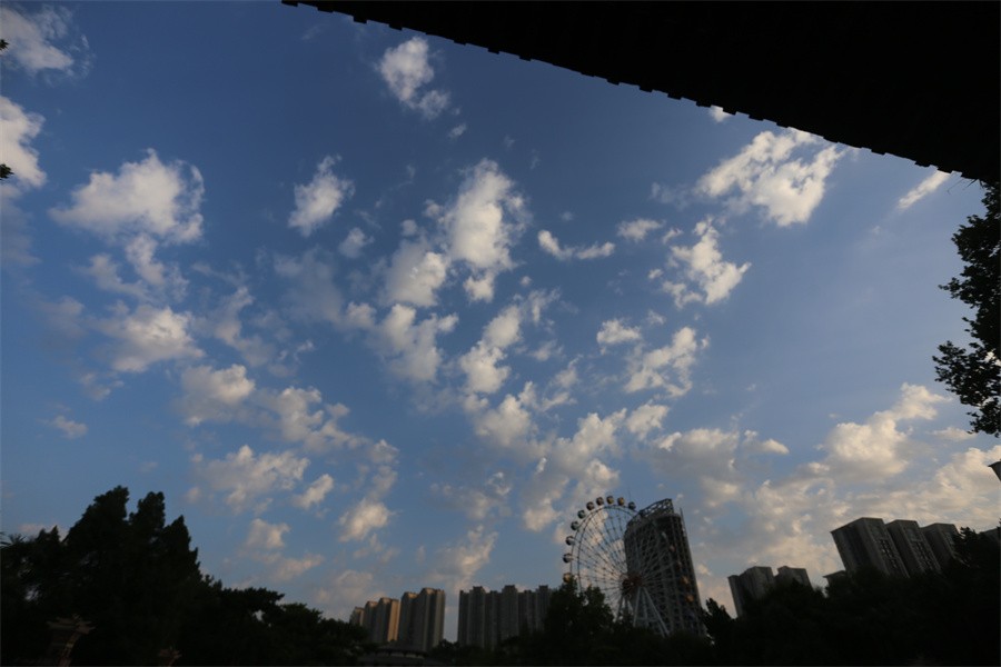 洛阳王城公园上空的云彩