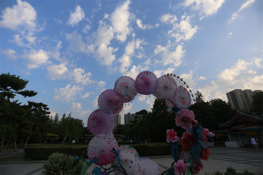 洛阳王城公园上空的云彩