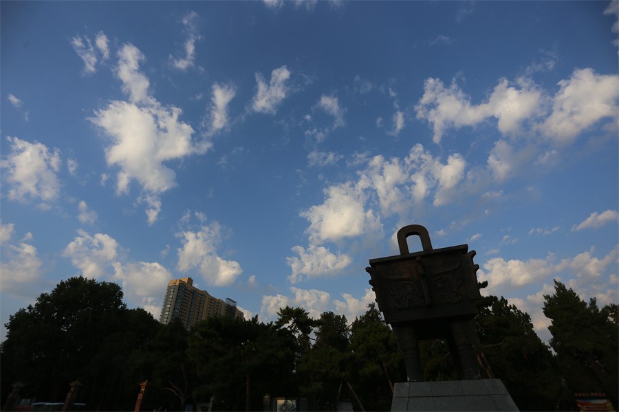 洛阳王城公园上空的云彩