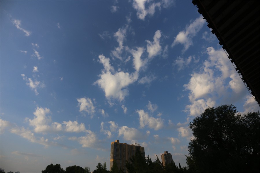 洛阳王城公园上空的云彩