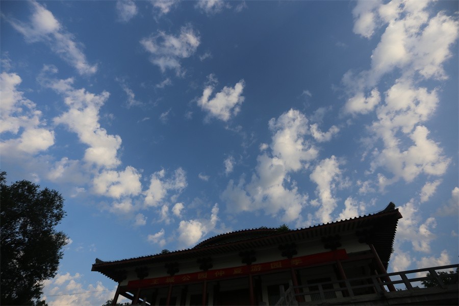 洛阳王城公园上空的云彩