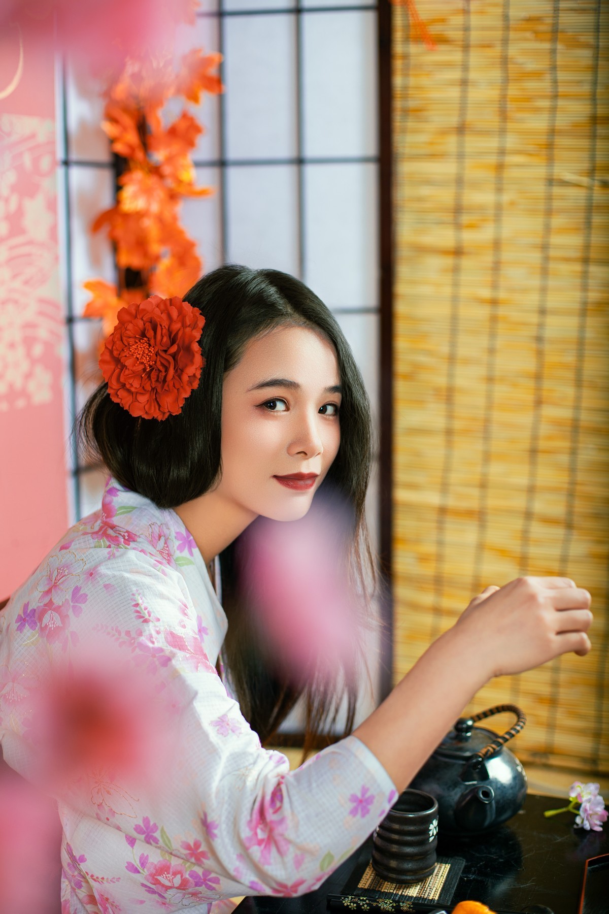 一组和服
