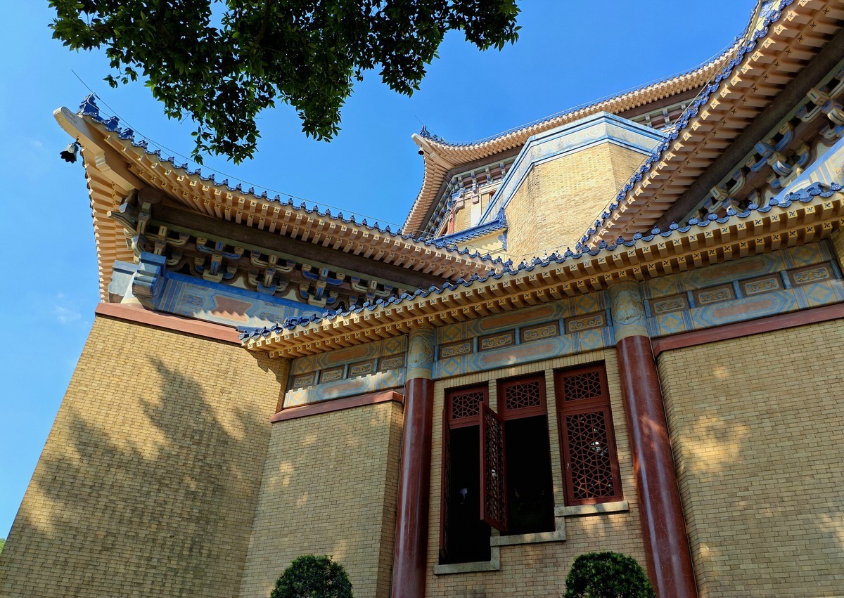 纪念堂近拍。