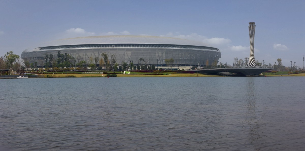 接片练习，打卡东安湖大运会场馆