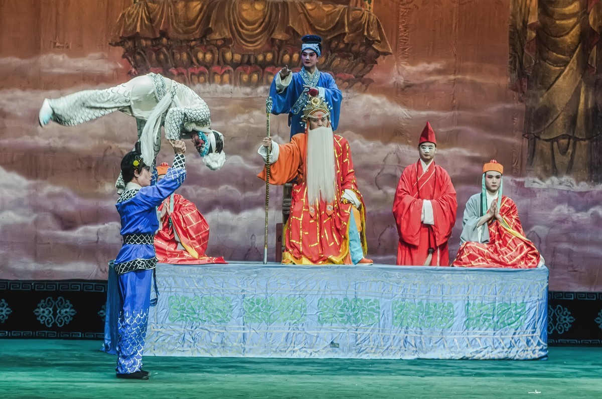 舞台摄影：传统川剧《白蛇传 》之《金山寺 · 救许仙》