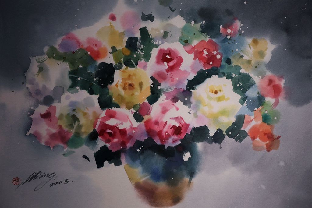 水色心象－－－李庆水彩画展