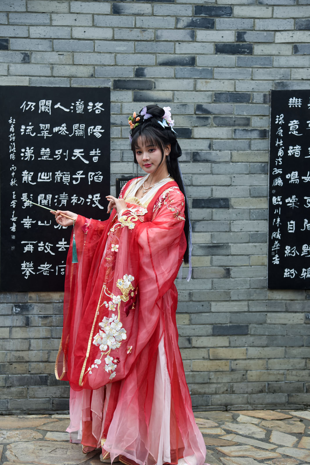 浣花溪诗碑古韵