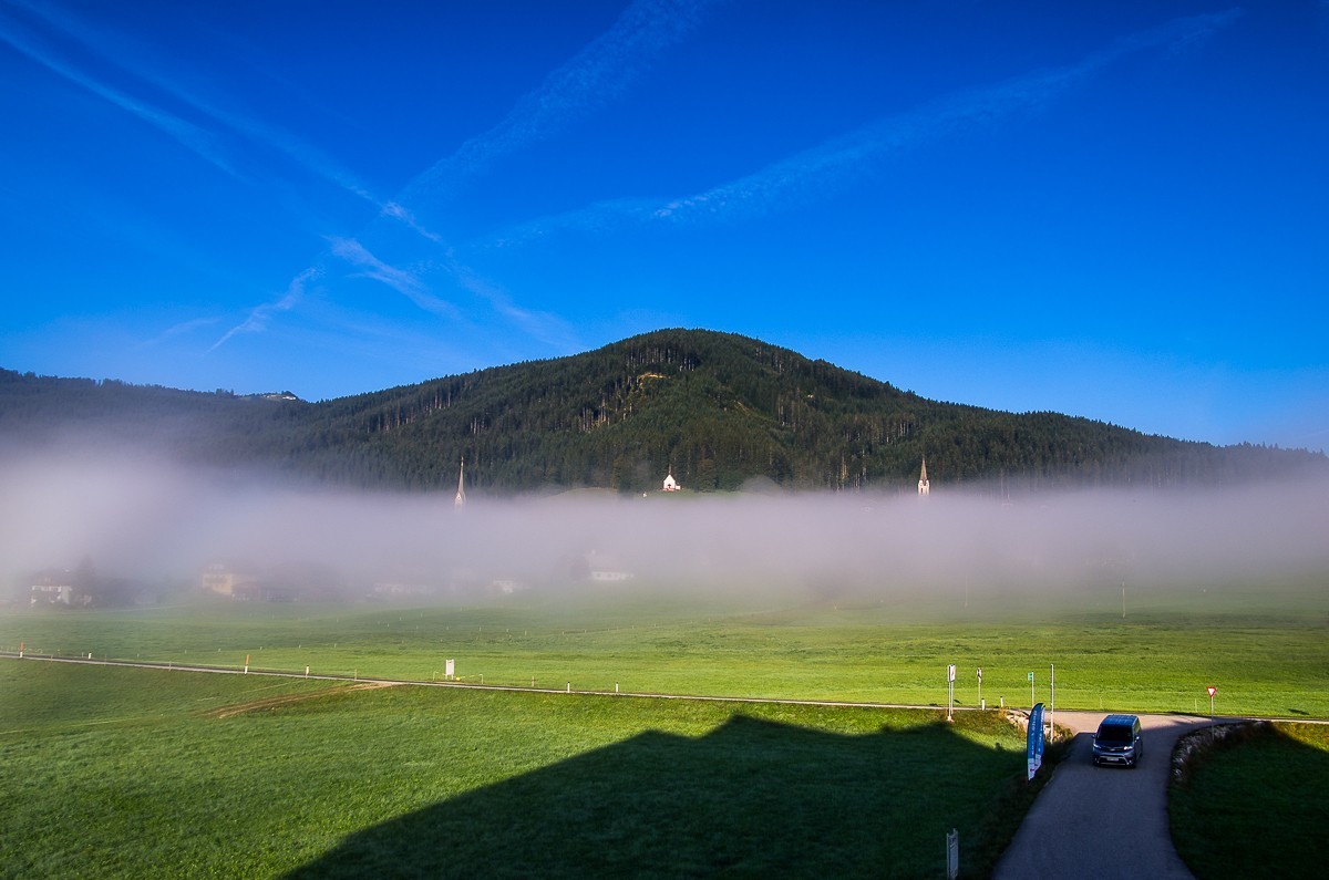 戈绍小镇（Cooee）酒店阳台晨拍