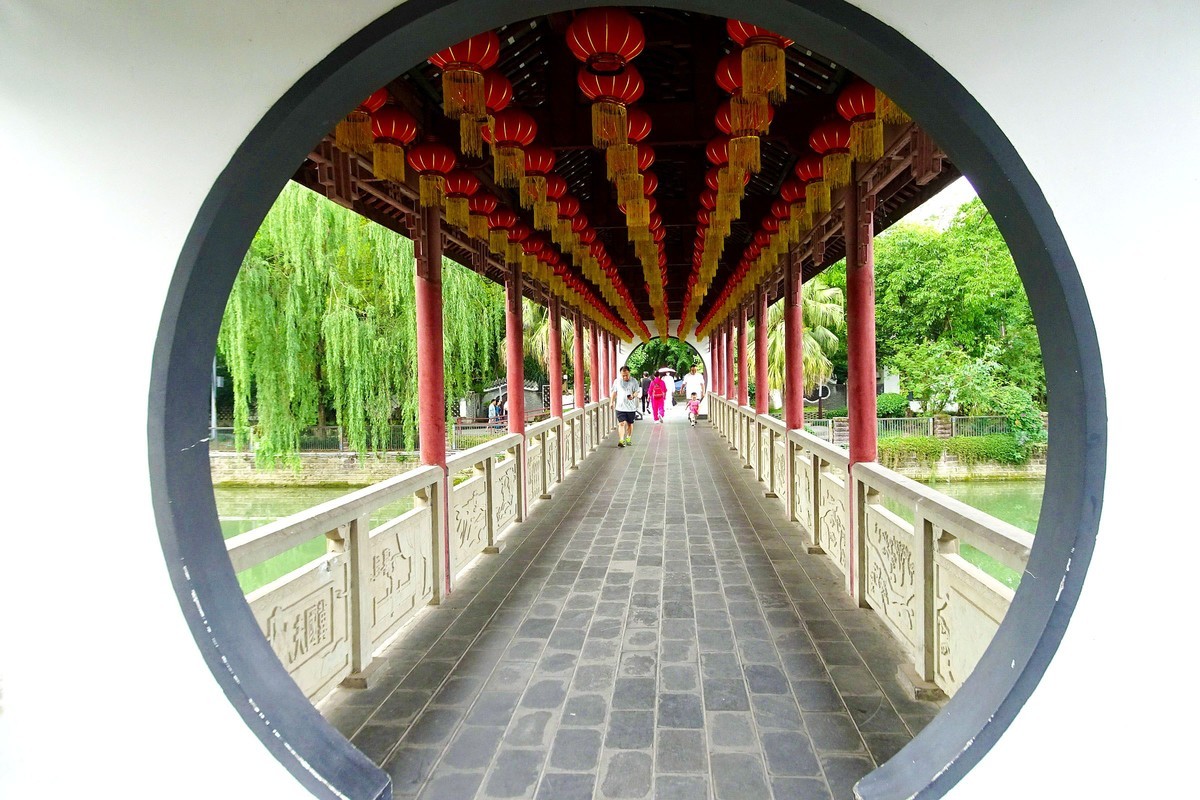 百花潭公园的清晨