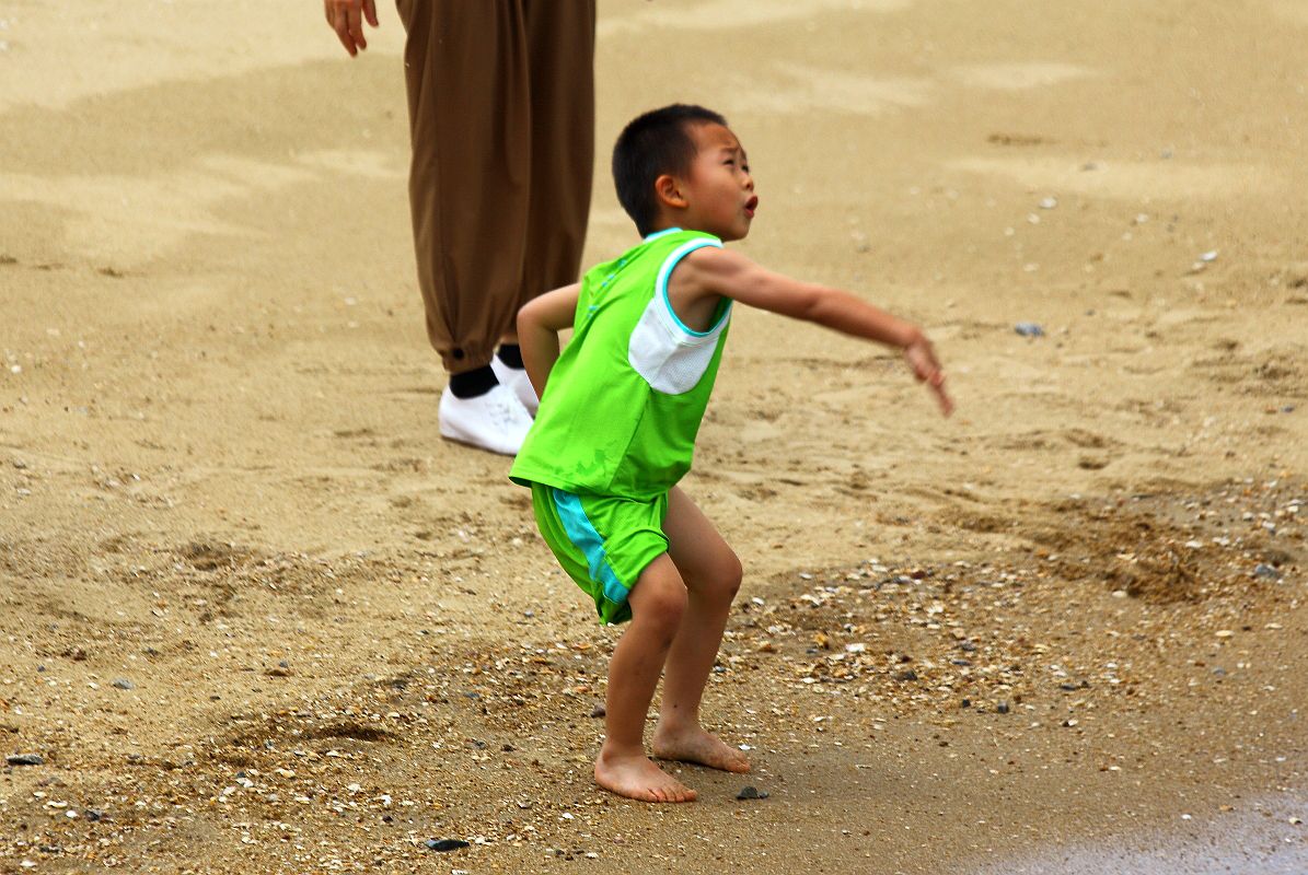 厦门沙滩——对面便是金门岛  （二）