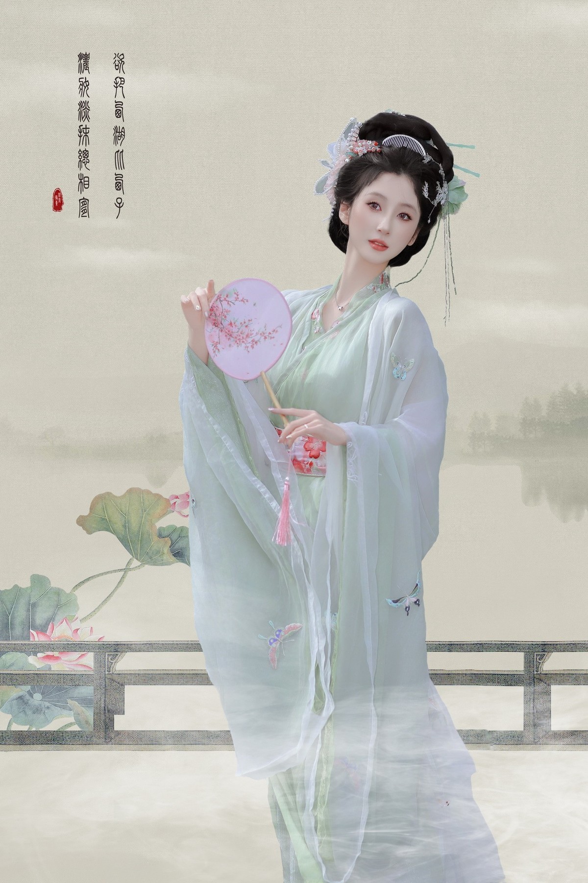 仕女图-古装美女几幅