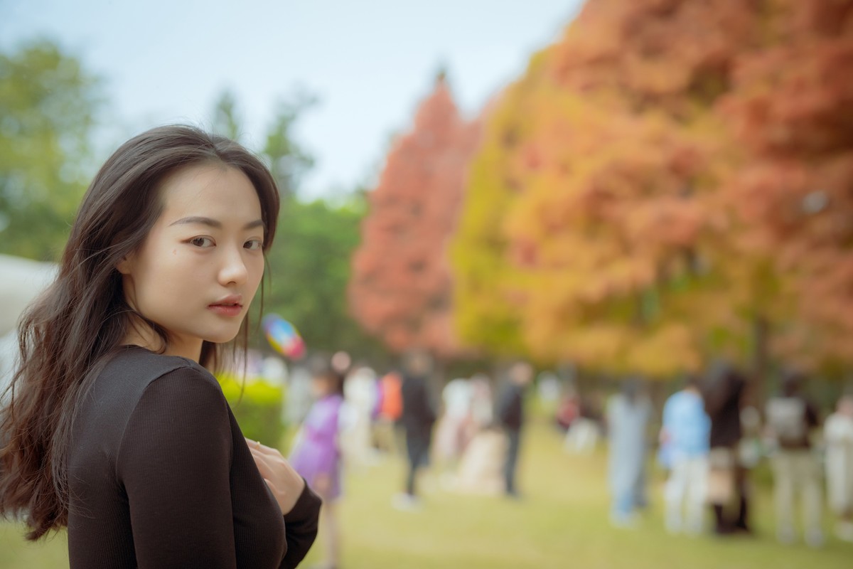 厦门南湖公园落羽杉红了