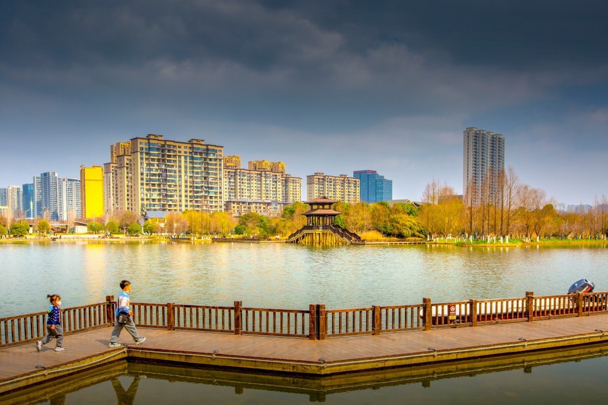洋湖湿地风景
