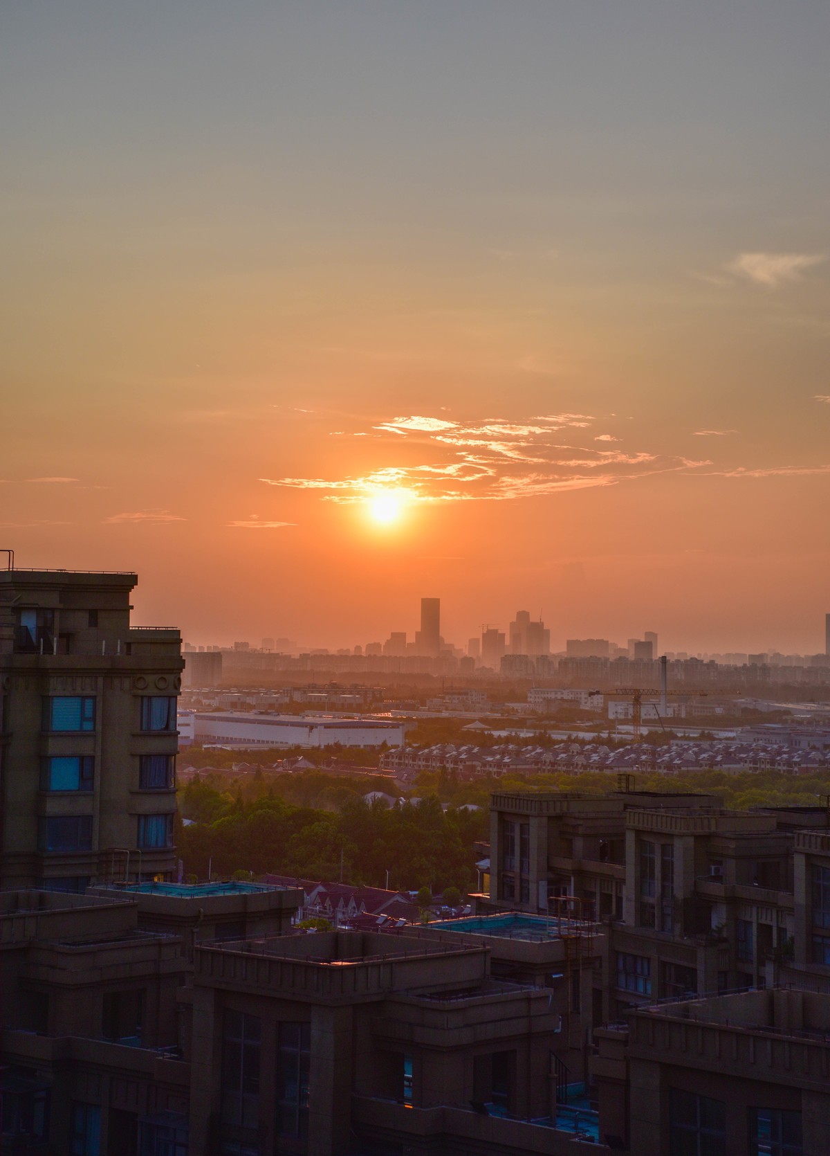 8月7日立秋拍日落