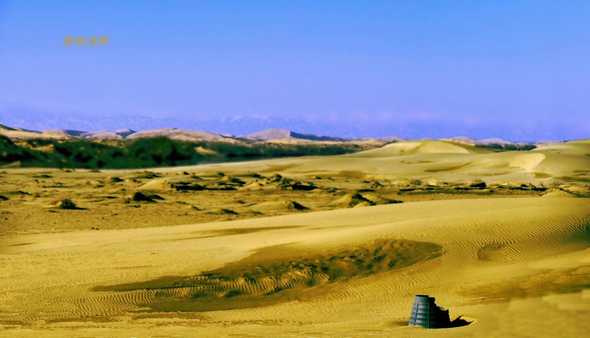 早春北疆之旅（51）：流经沙漠的额尔齐斯河