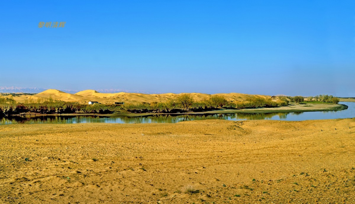 早春北疆之旅（51）：流经沙漠的额尔齐斯河