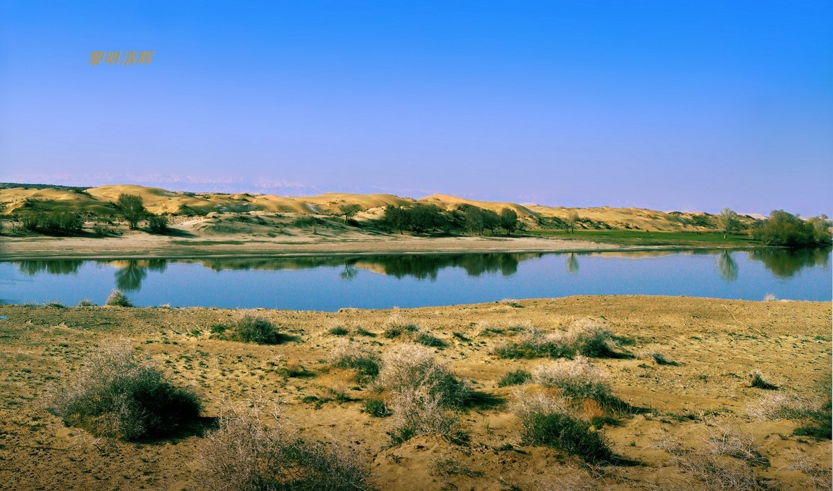 早春北疆之旅（51）：流经沙漠的额尔齐斯河