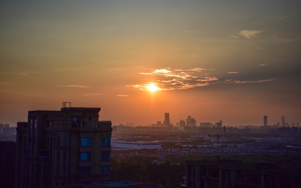 8月7日立秋拍日落