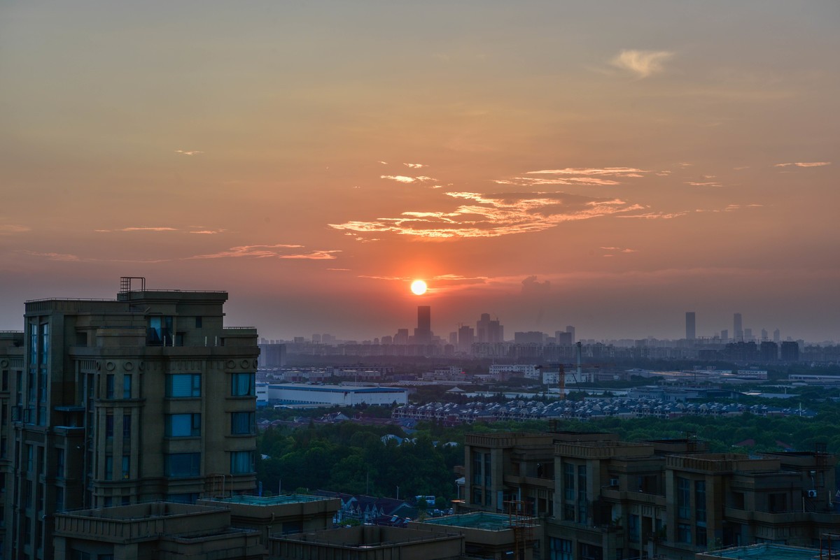 8月7日立秋拍日落