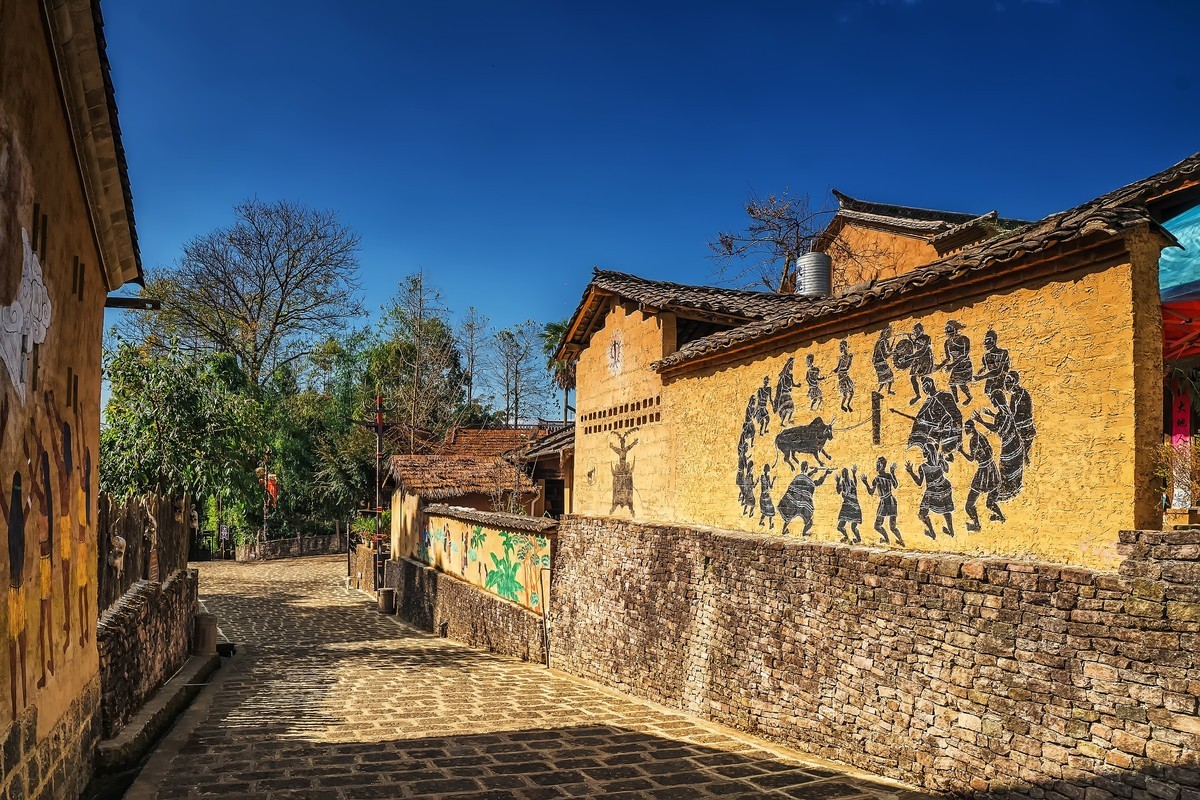 云南腾冲司莫拉佤族村