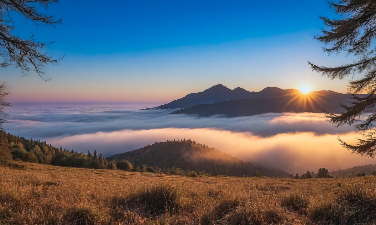 日出风光令人陶醉