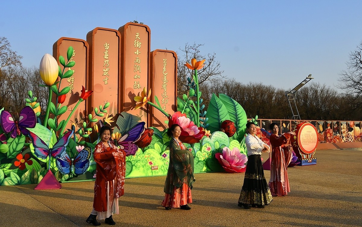 几个大妈的自发性表演