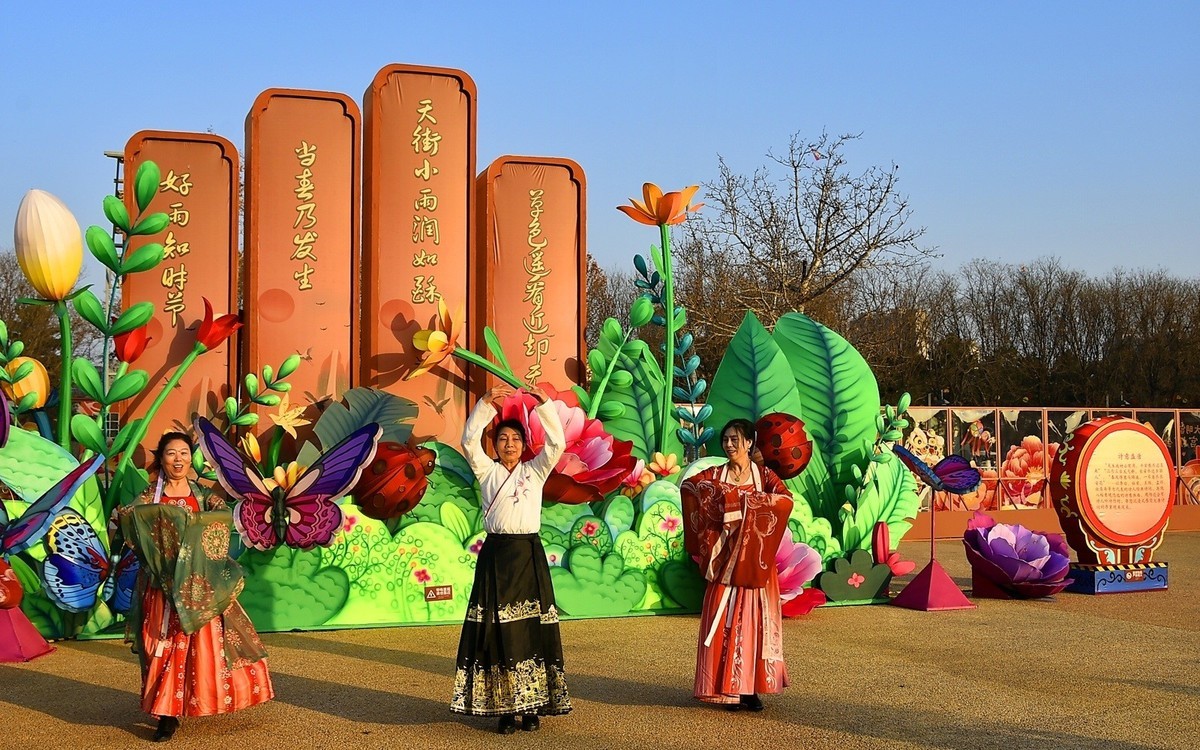 几个大妈的自发性表演