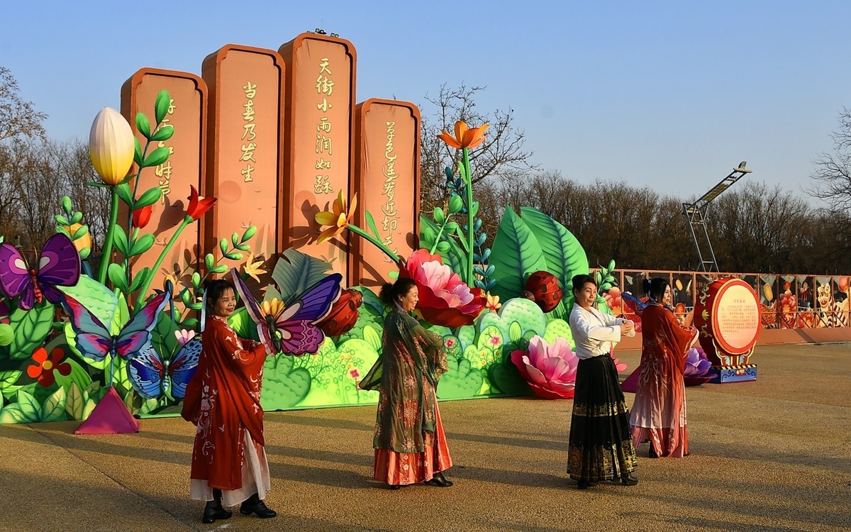 几个大妈的自发性表演