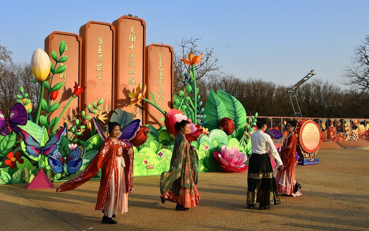 几个大妈的自发性表演