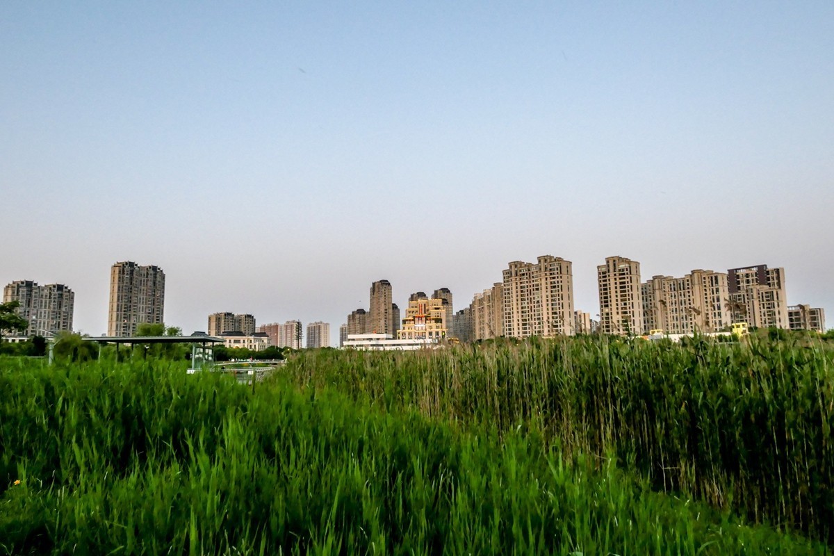 小区黄昏（上海南翔）