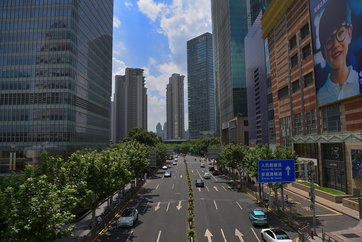 上海陆家嘴，东方明珠塔地域之美