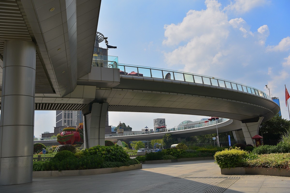 上海陆家嘴，东方明珠塔地域之美