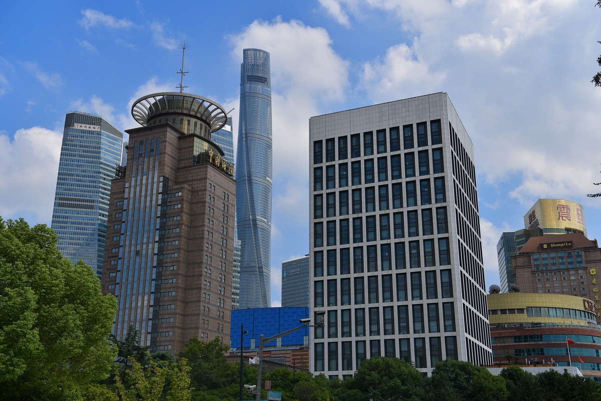 上海陆家嘴，东方明珠塔地域之美