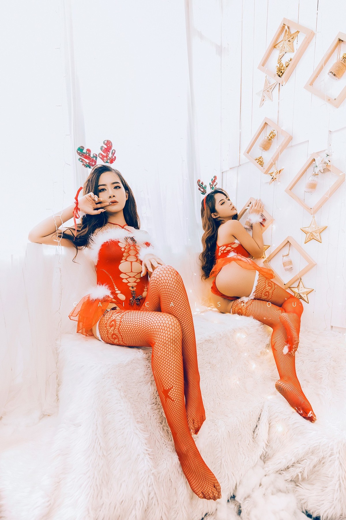 【菜々手摄影】圣诞姐妹