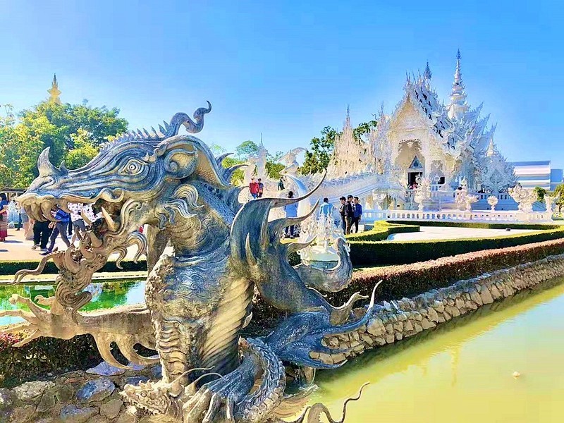 〖不老松发：2015中国优导中游张松拍摄异国风情〗》泰国清迈清莱白庙！ (1)