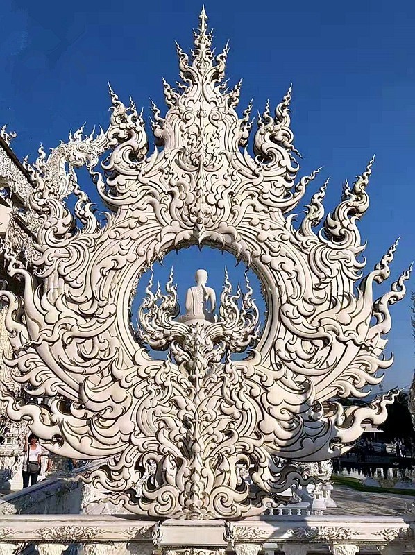 〖不老松发：2015中国优导中游张松拍摄异国风情〗》泰国清迈清莱白庙！ (1)