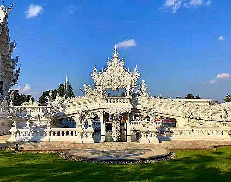 〖不老松发：2015中国优导中游张松拍摄异国风情〗》泰国清迈清莱白庙！ (1)