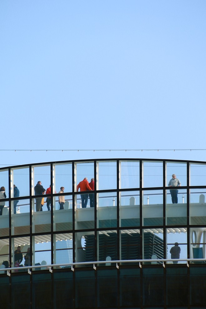 远处拍拍 AIDA della 邮轮