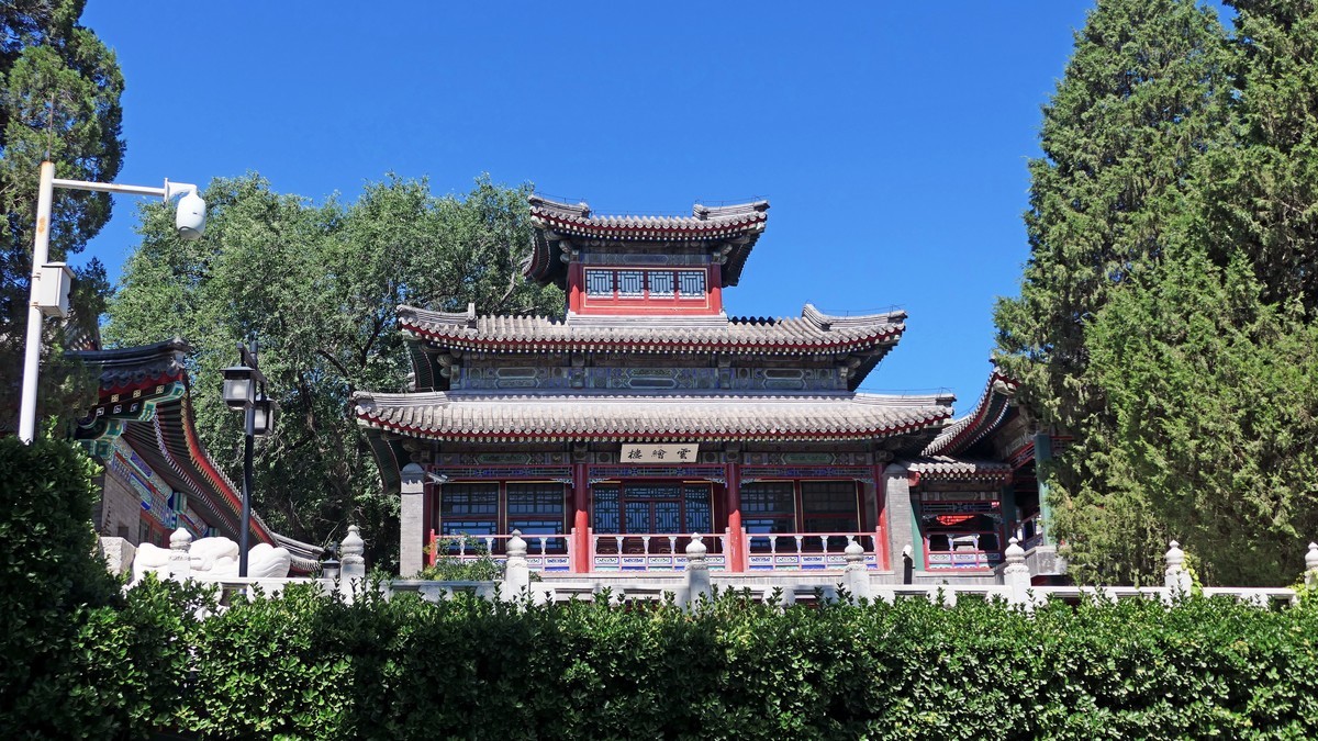 美丽的陶然亭公园景色