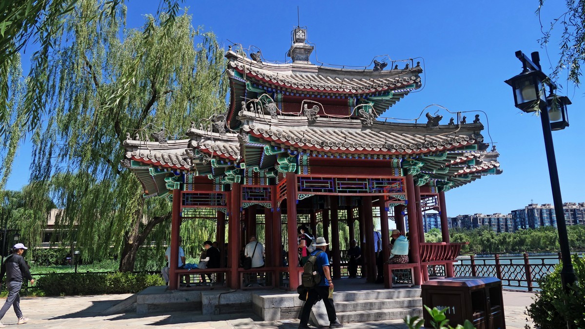 美丽的陶然亭公园景色