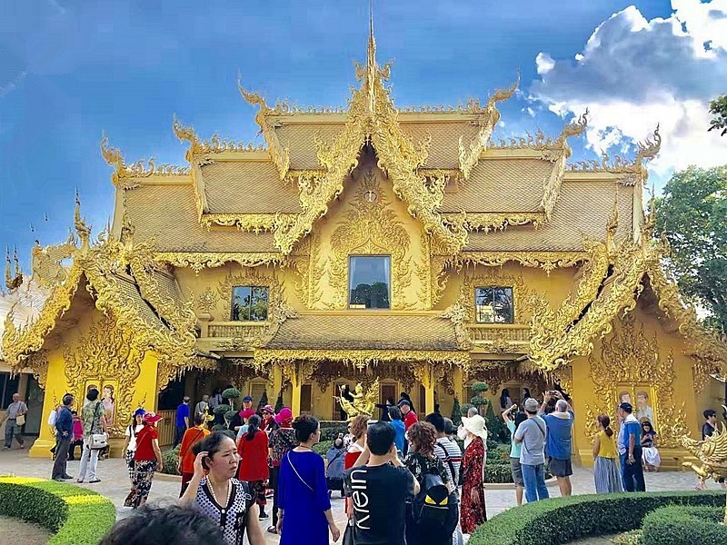 〖不老松发：2015中国优导中游张松拍摄异国风情〗》泰国清迈清莱白庙！ (1)