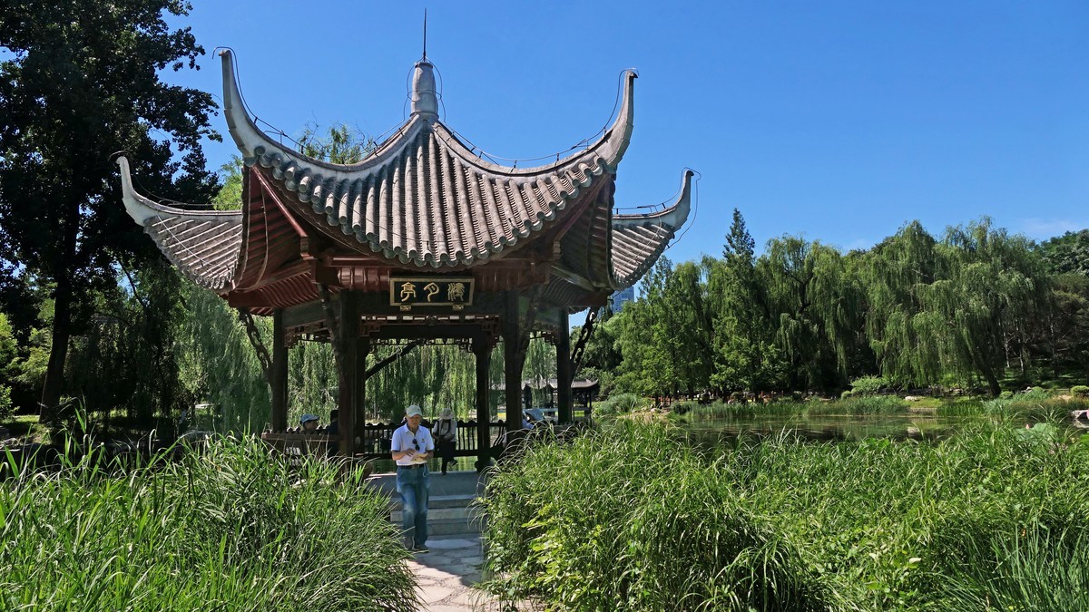 美丽的陶然亭公园景色